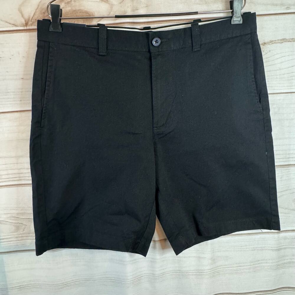 J.Crew Black 9" Inseam Flex Chino Shorts Size 33